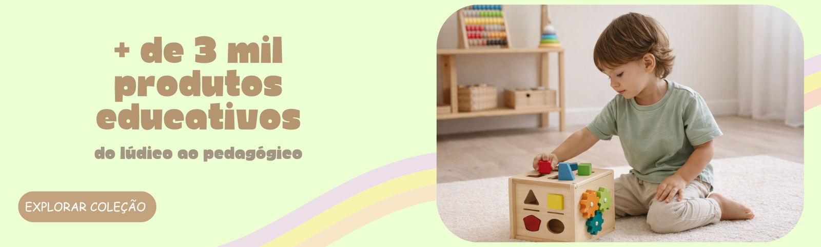 Banner de ecommerce moda infantil verde e rosa (9)