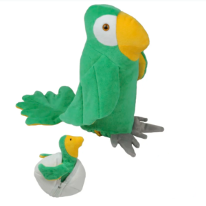 PAPAGAIA PETECA GRAVIDA COM FILHOTE