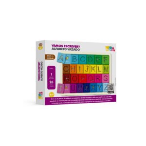 VAMOS ESCREVER? ALFABETO VAZADO
