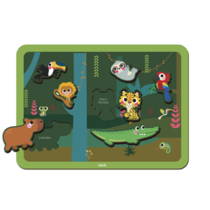 QUEBRA-CABEÇA DE ENCAIXE FAUNA BRASILEIRA