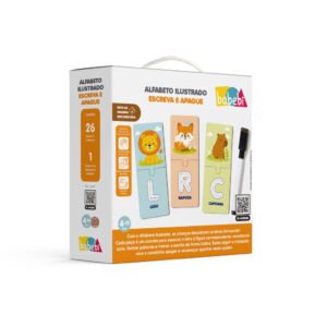 ALFABETO ILUSTRADO ESCREVA E APAGUE