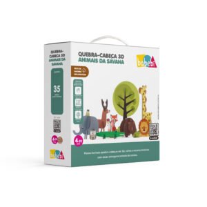 QUEBRA-CABEÇA 3D ANIMAIS DA SAVANA