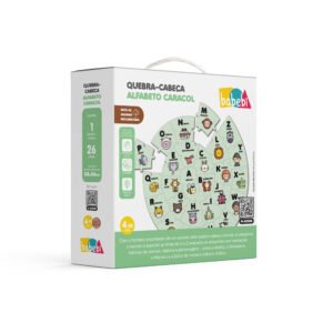 QUEBRA-CABEÇA ALFABETO CARACOL
