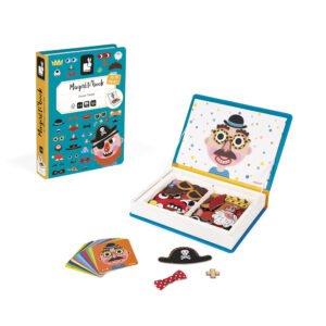 LIVRO MAGNÉTICO CRAZY FACES PERSONAGENS